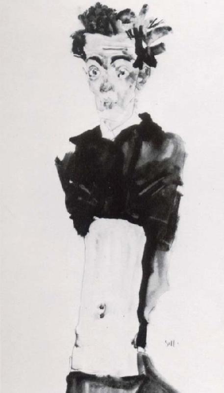 Egon Schiele Self portrait oil painting image